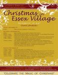 Christmas in Essex Village, 2011 Flyer